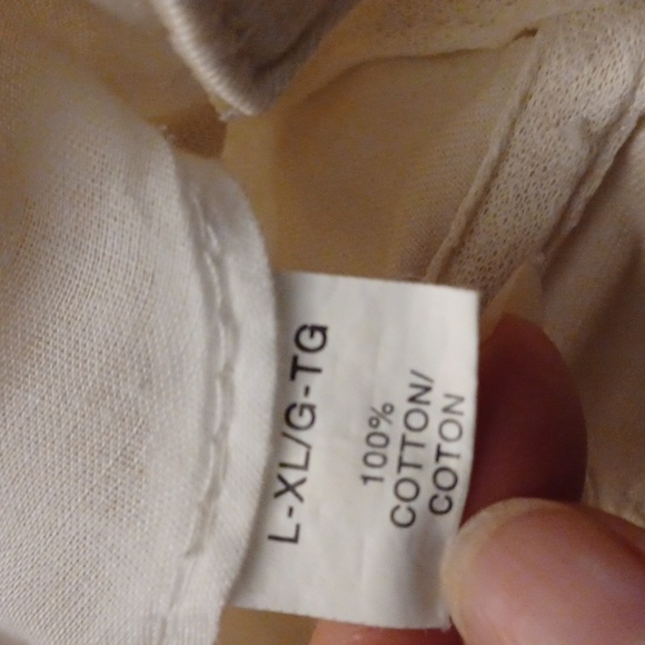 4/$30 Beige Cotton Cap - Youth Size L/XL - Picture 4 of 5